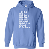 Sweatshirts Carolina Blue / S Money Heist Jetset Pullover Hoodie