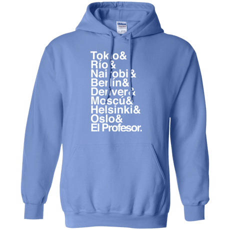 Sweatshirts Carolina Blue / S Money Heist Jetset Pullover Hoodie