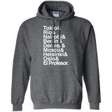 Sweatshirts Dark Heather / S Money Heist Jetset Pullover Hoodie