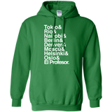 Sweatshirts Irish Green / S Money Heist Jetset Pullover Hoodie