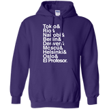 Sweatshirts Purple / S Money Heist Jetset Pullover Hoodie