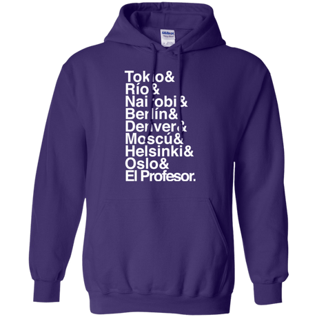 Sweatshirts Purple / S Money Heist Jetset Pullover Hoodie