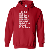 Sweatshirts Red / S Money Heist Jetset Pullover Hoodie