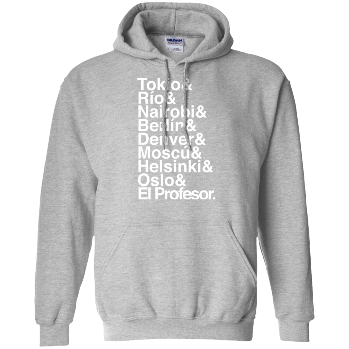 Sweatshirts Sport Grey / S Money Heist Jetset Pullover Hoodie