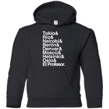 Sweatshirts Black / YS Money Heist Jetset Youth Hoodie