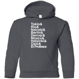 Sweatshirts Charcoal / YS Money Heist Jetset Youth Hoodie