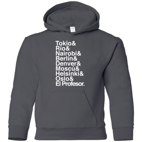 Sweatshirts Charcoal / YS Money Heist Jetset Youth Hoodie