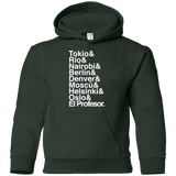 Sweatshirts Forest Green / YS Money Heist Jetset Youth Hoodie