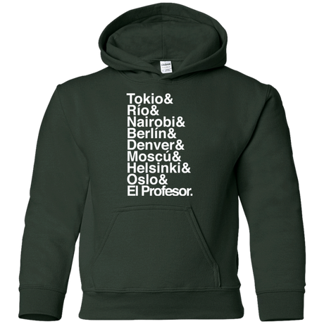 Sweatshirts Forest Green / YS Money Heist Jetset Youth Hoodie