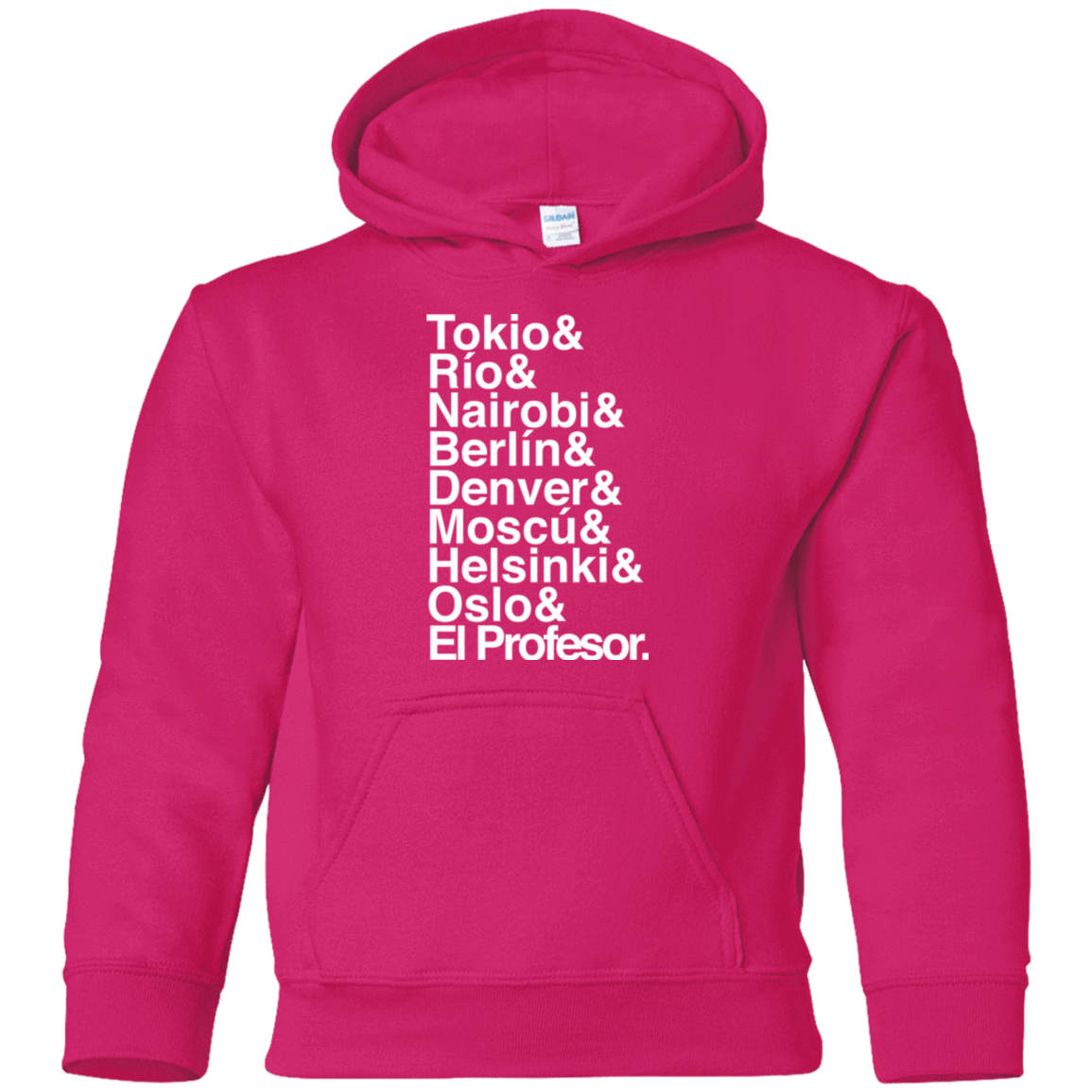 Sweatshirts Heliconia / YS Money Heist Jetset Youth Hoodie