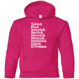 Sweatshirts Heliconia / YS Money Heist Jetset Youth Hoodie