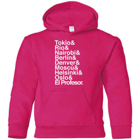 Sweatshirts Heliconia / YS Money Heist Jetset Youth Hoodie