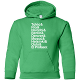 Sweatshirts Irish Green / YS Money Heist Jetset Youth Hoodie