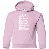 Sweatshirts Light Pink / YS Money Heist Jetset Youth Hoodie