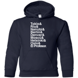 Sweatshirts Navy / YS Money Heist Jetset Youth Hoodie