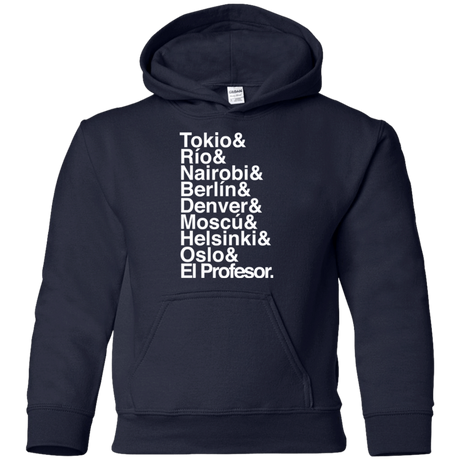 Sweatshirts Navy / YS Money Heist Jetset Youth Hoodie