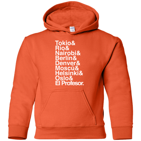 Sweatshirts Orange / YS Money Heist Jetset Youth Hoodie