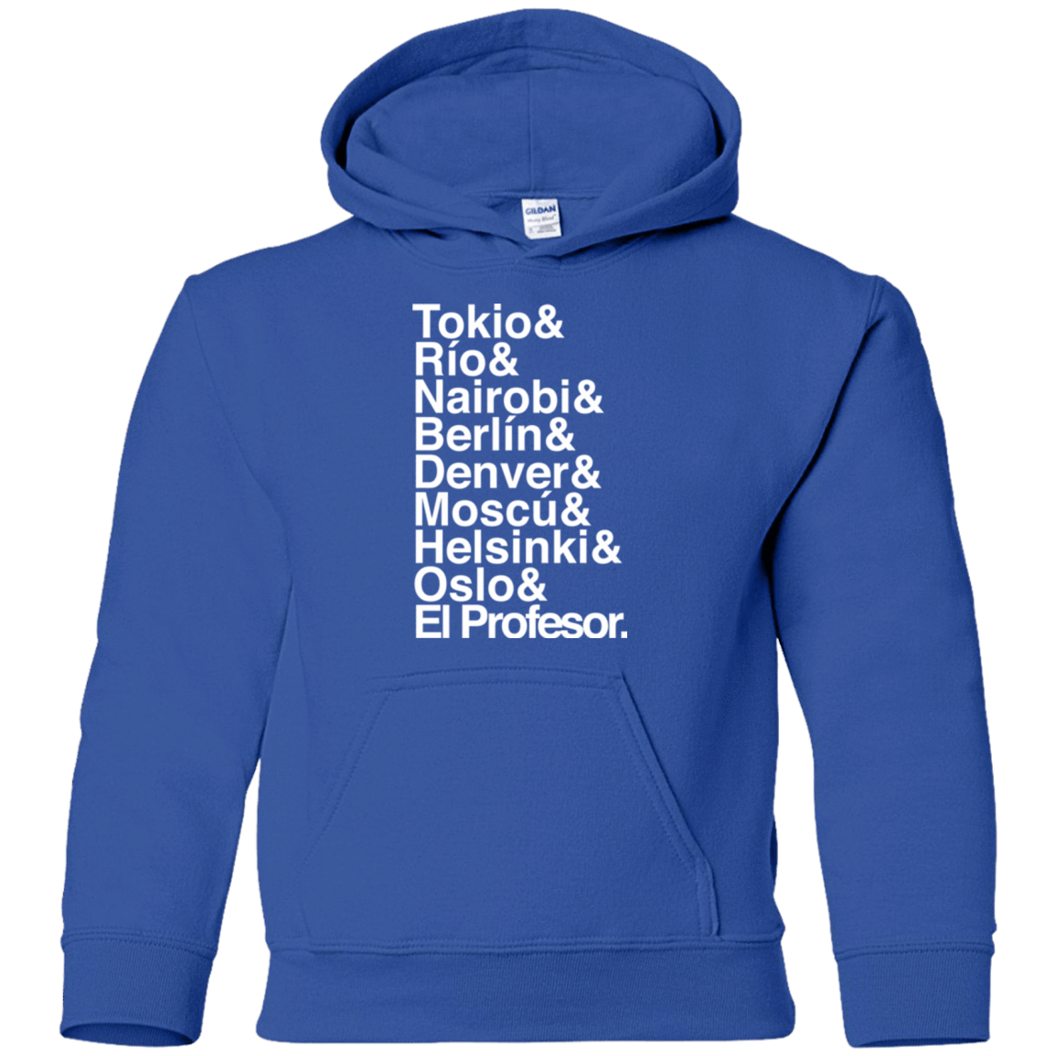 Sweatshirts Royal / YS Money Heist Jetset Youth Hoodie