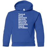 Sweatshirts Royal / YS Money Heist Jetset Youth Hoodie