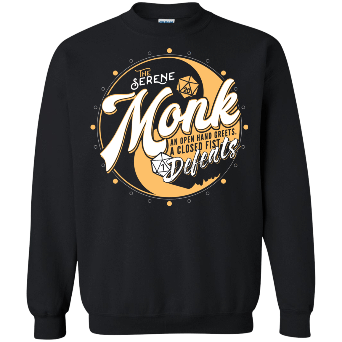 Sweatshirts Black / S Monk Crewneck Sweatshirt