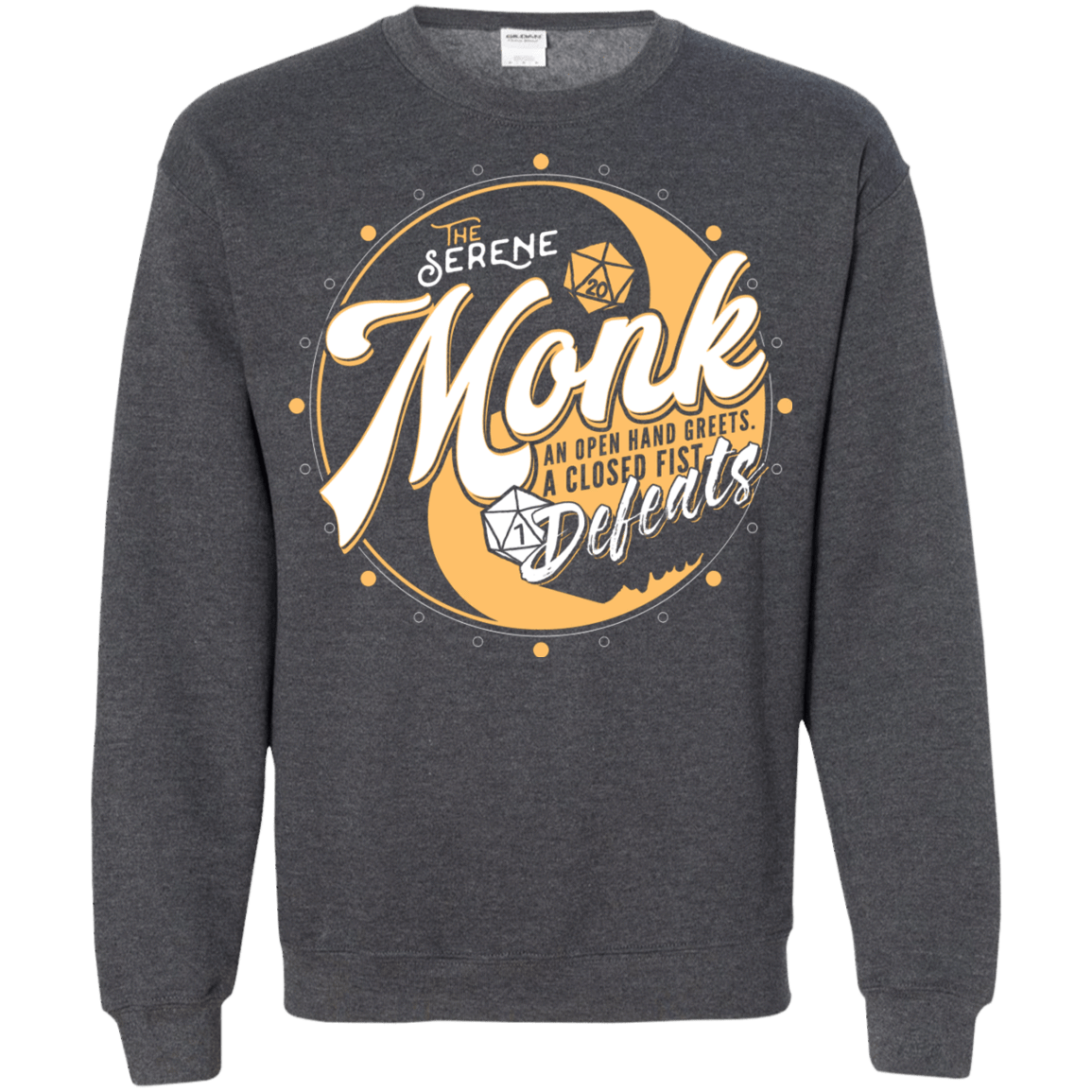 Sweatshirts Dark Heather / S Monk Crewneck Sweatshirt