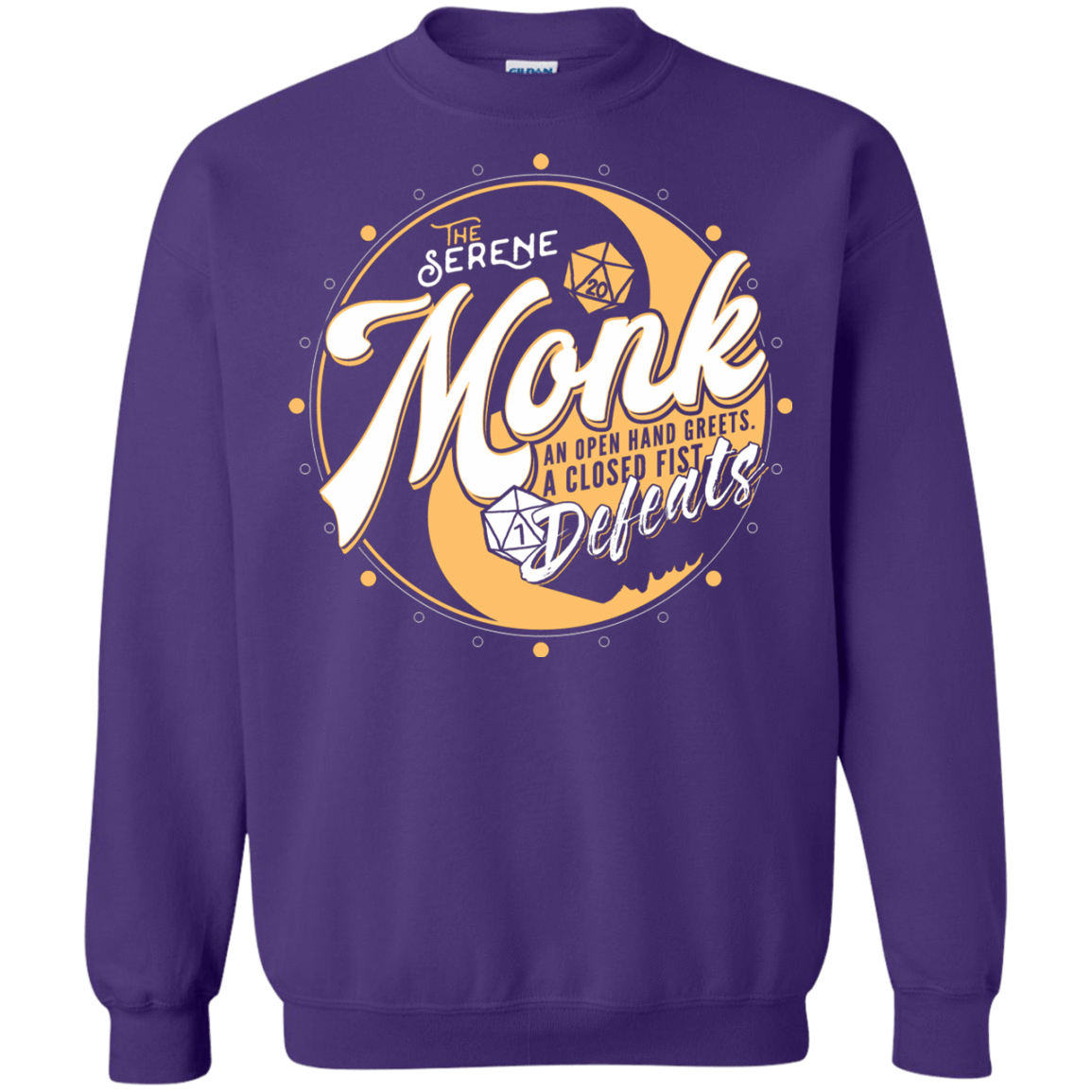 Sweatshirts Purple / S Monk Crewneck Sweatshirt