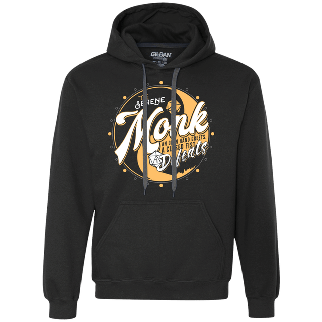 Sweatshirts Black / S Monk Premium Fleece Hoodie