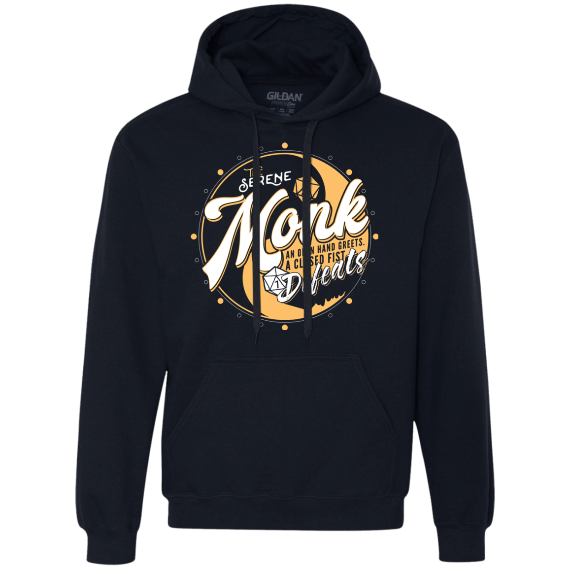 Sweatshirts Navy / S Monk Premium Fleece Hoodie