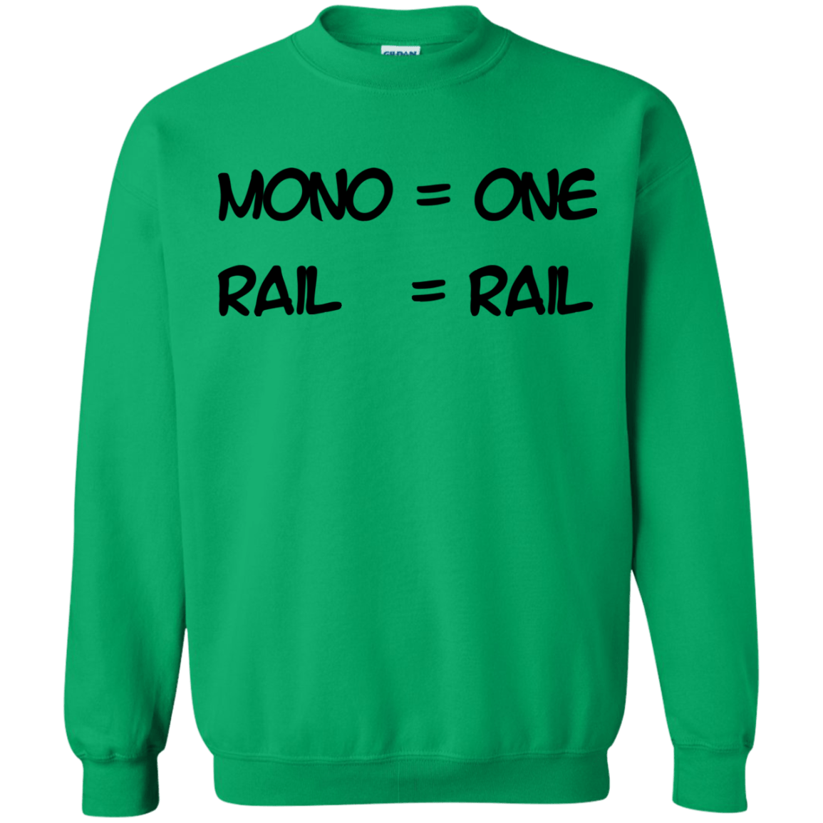 Sweatshirts Irish Green / S Mono Crewneck Sweatshirt