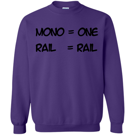 Sweatshirts Purple / S Mono Crewneck Sweatshirt