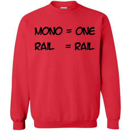 Sweatshirts Red / S Mono Crewneck Sweatshirt