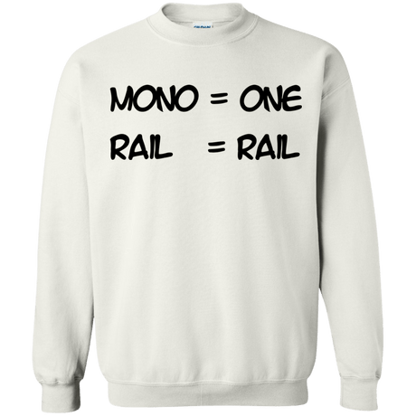 Sweatshirts White / S Mono Crewneck Sweatshirt