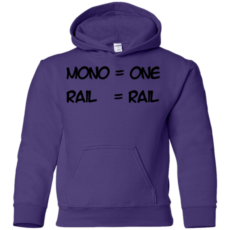 Sweatshirts Purple / YS Mono Youth Hoodie