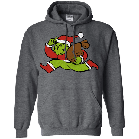 Sweatshirts Dark Heather / S Monopoly Grinch Pullover Hoodie