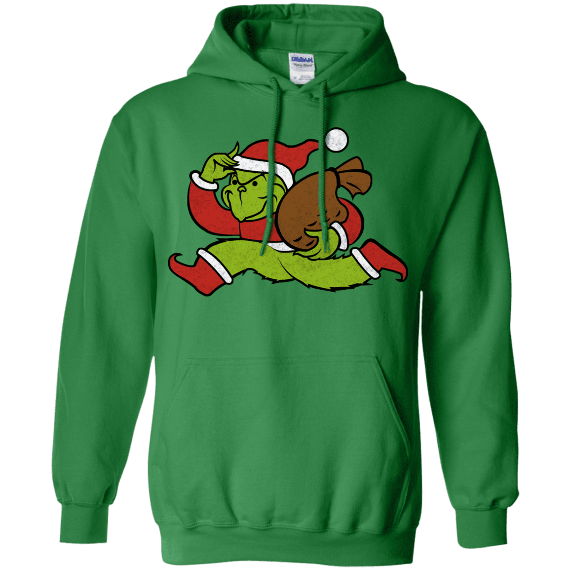 Sweatshirts Irish Green / S Monopoly Grinch Pullover Hoodie