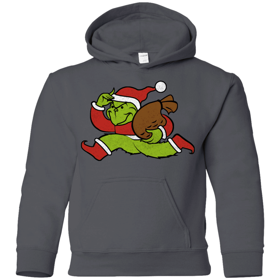 Sweatshirts Charcoal / YS Monopoly Grinch Youth Hoodie