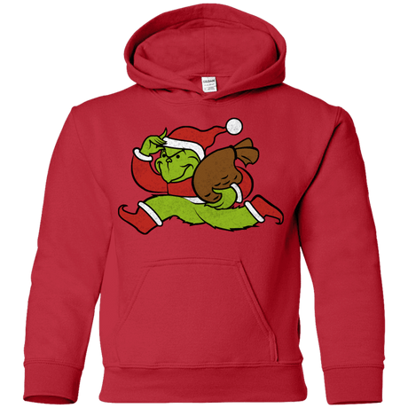 Sweatshirts Red / YS Monopoly Grinch Youth Hoodie