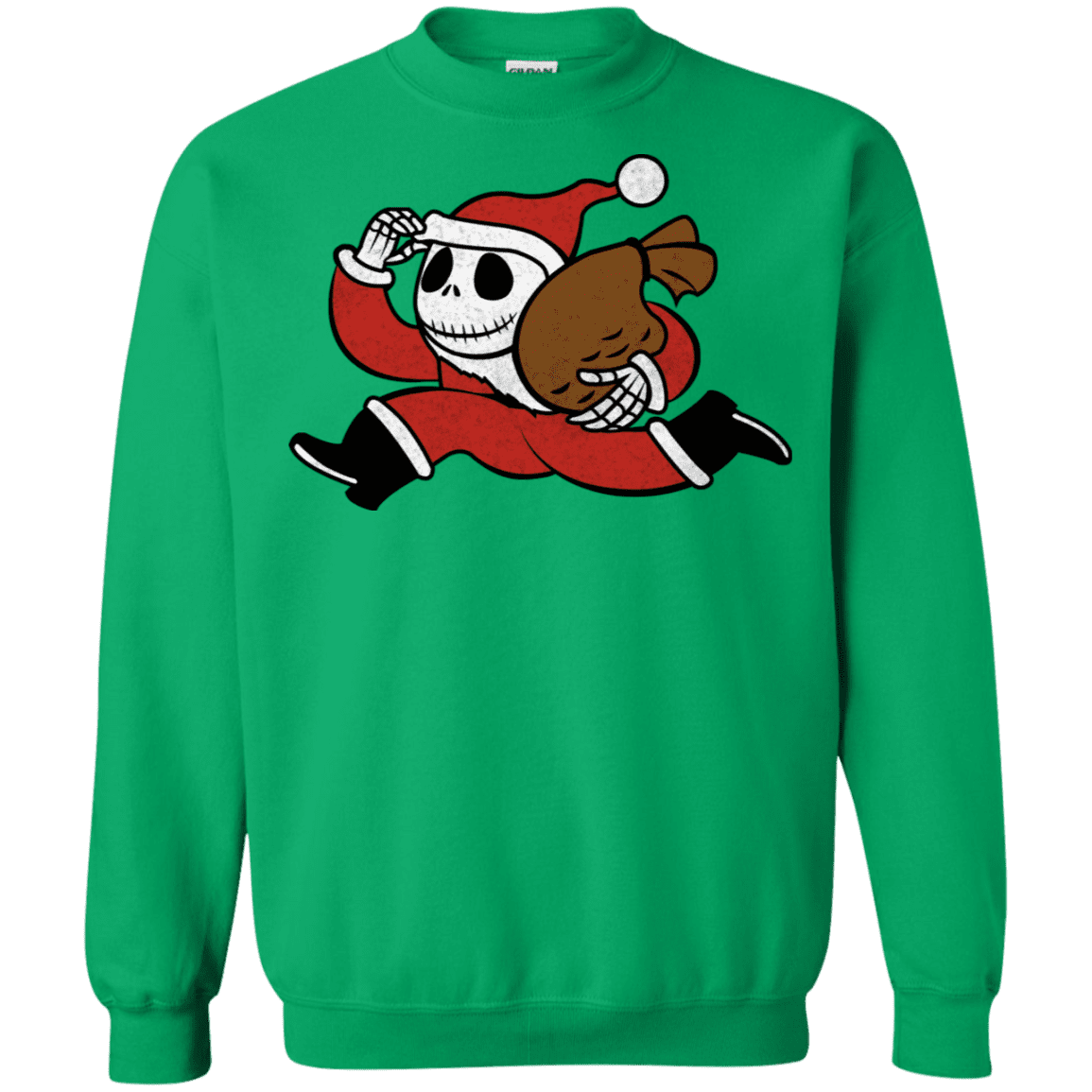 Sweatshirts Irish Green / S Monopoly Skellington Crewneck Sweatshirt