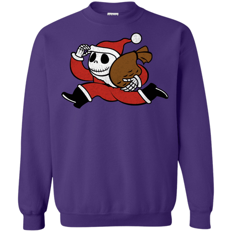 Sweatshirts Purple / S Monopoly Skellington Crewneck Sweatshirt