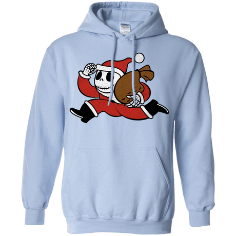 Sweatshirts Light Blue / S Monopoly Skellington Pullover Hoodie