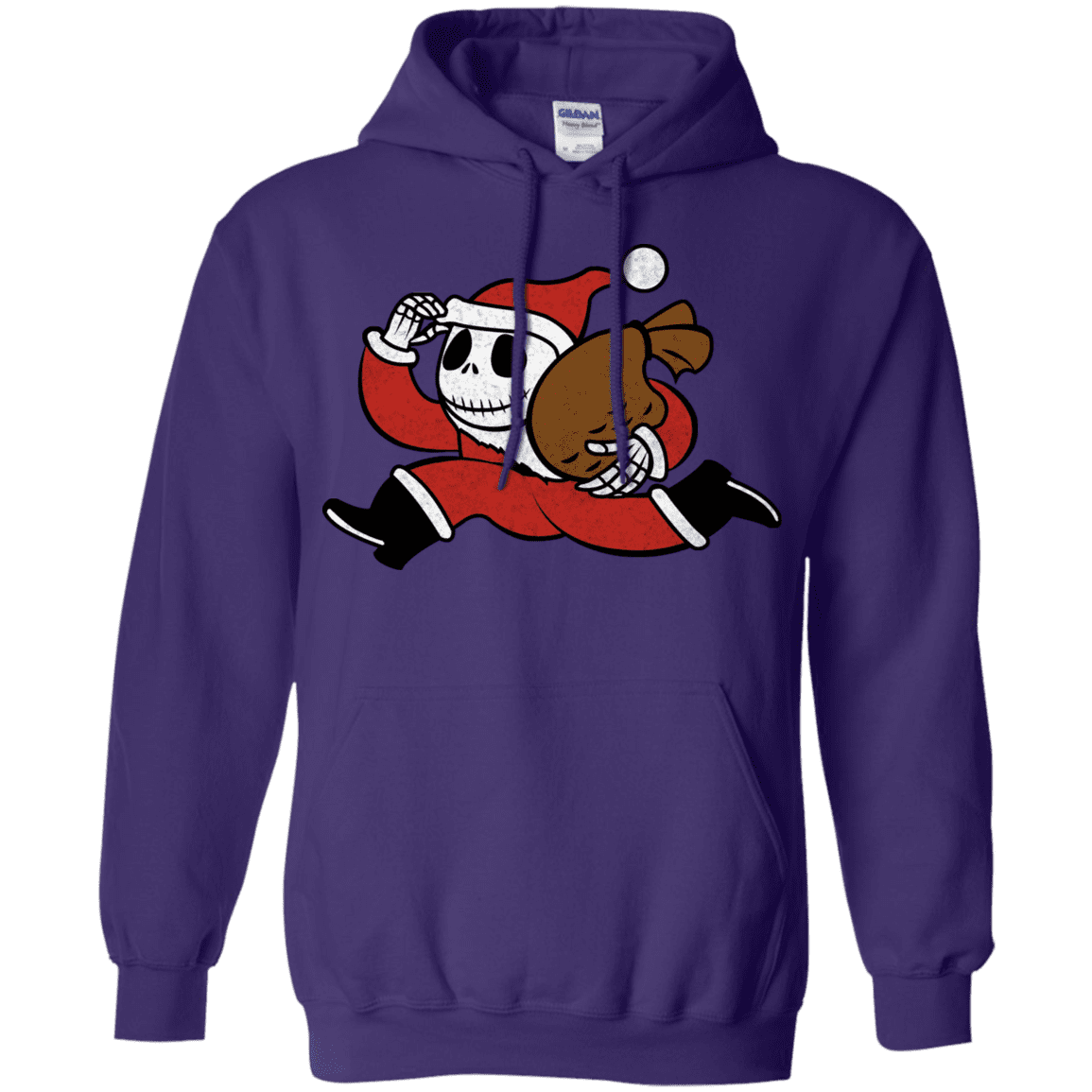 Sweatshirts Purple / S Monopoly Skellington Pullover Hoodie