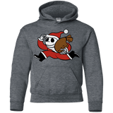 Sweatshirts Dark Heather / YS Monopoly Skellington Youth Hoodie