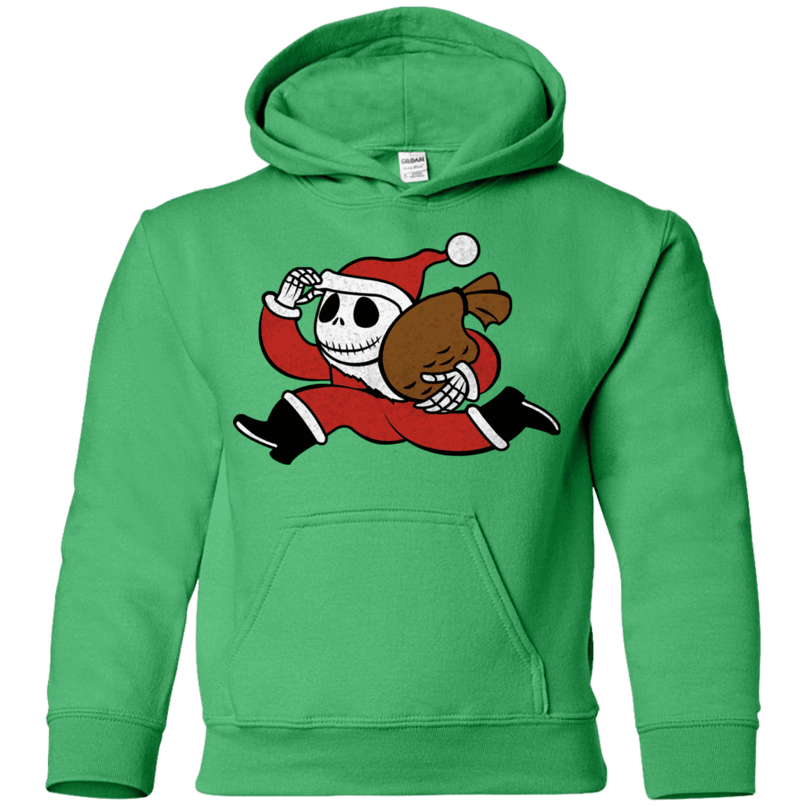 Sweatshirts Irish Green / YS Monopoly Skellington Youth Hoodie