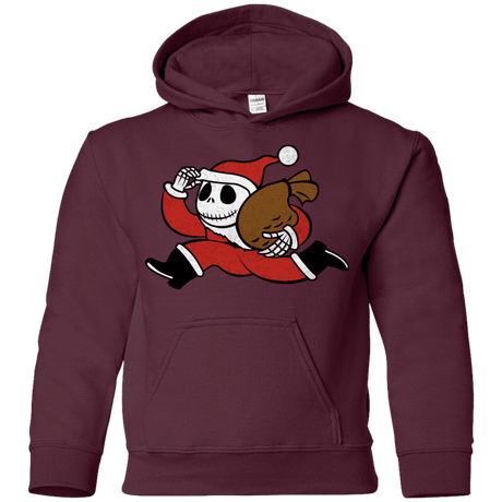 Sweatshirts Maroon / YS Monopoly Skellington Youth Hoodie