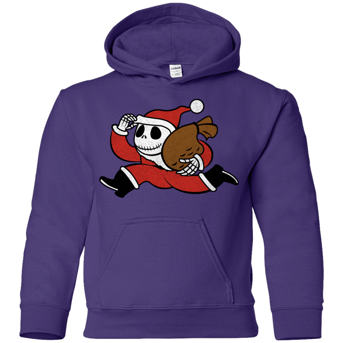 Sweatshirts Purple / YS Monopoly Skellington Youth Hoodie