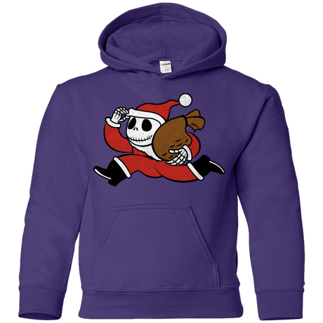 Sweatshirts Purple / YS Monopoly Skellington Youth Hoodie