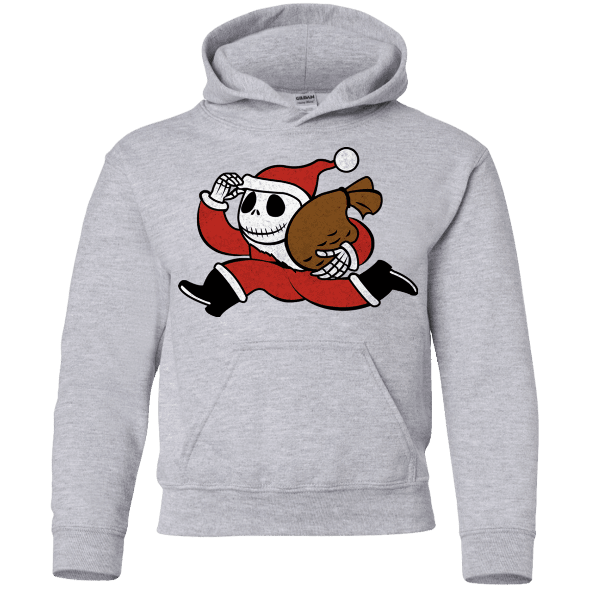 Sweatshirts Sport Grey / YS Monopoly Skellington Youth Hoodie