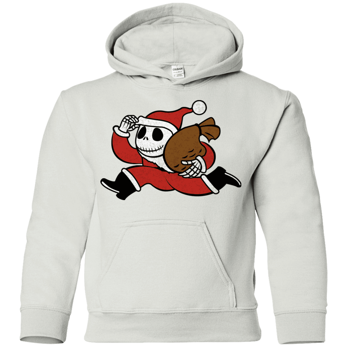 Sweatshirts White / YS Monopoly Skellington Youth Hoodie