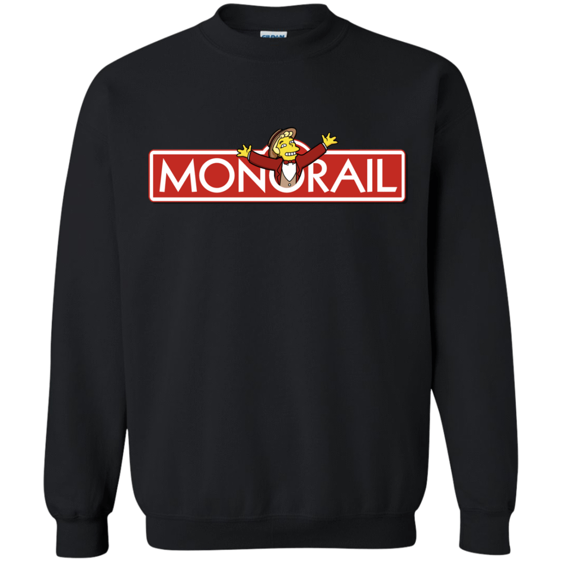 Sweatshirts Black / S Monorail Crewneck Sweatshirt
