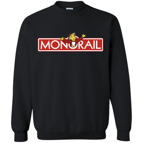 Sweatshirts Black / S Monorail Crewneck Sweatshirt